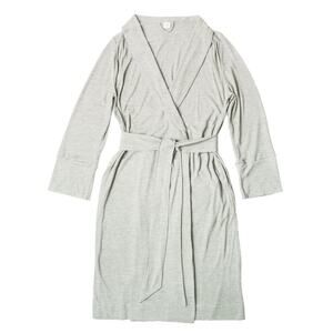 Goumi Mom Robe Size XS/Small Viscose Bamboo Organic Cotton Oversized Storm Gray
